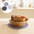 thumbnail image 5 of Vaidha Potholders Set Trivets Set Cotton Thread Weave Hot Pot Holders Set (Set Of 3) Stylish , Hot Mats,Spoon For Cooking And Baking By Diameter 7 Inches, 5 of 5