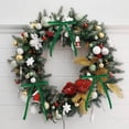 thumbnail image 4 of 24pc Velvet Christmas Tree Bow Decoration Wreath Bow Decoration, 4 of 7