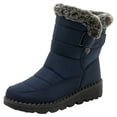 thumbnail image 1 of Bottes d'Hiver pour Femmes, Mode, Confortables, Extérieur, Mi-Longues, Chaussures pour Temps Froid, Randonnée et Aventure, 1 of 8