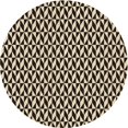 thumbnail image 1 of Ahgly Company Tapis Rond Lavable en Machine Intérieur Transitionnel Gris Minuit, 8 Pieds Rond, 1 of 7