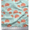 thumbnail image 1 of Soimoi Tissu Poly Georgette Tissu Imprimé Artistique à Fleurs 1 Yard 42 Pouces de Large, 1 of 3