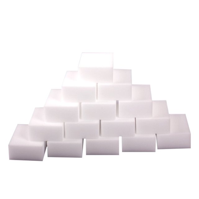 20Pcs/Bag Melamine Sponge Eco-friendly High Toughness White Multi Use Cleaning Sponges for Home