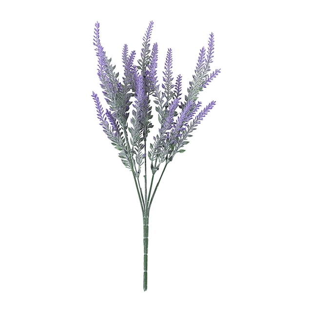 LSLJS Artificial Flowers for Outdoor, Plastic Flowers Decoration, Home Decoration European Style Lavender Artificial Flower Wedding Fake Flower
