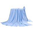 thumbnail image 2 of EGNMCR Couvertures, Couvertures et Jetés Serviette Textile, Courtepointe, Couverture-Serviette Double, Courtepointe de Climatisation, Couverture Simple, Drap de Lit, Couverture de Loisirs d'Été Couverture en Flanelle, 2 of 5