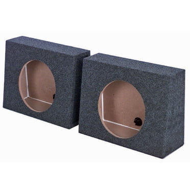 QPower QTW12 Boîtiers de sous-Caisson de Basses Audio de Voiture Scellés de 12 Pouces, Paire