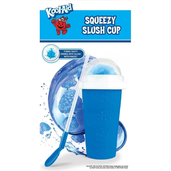 Kool-Aid Squeezy Slush Tasse, Bleu