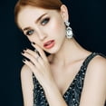 thumbnail image 4 of Ladies Fashion Diamond Fashion Creative Geometric Diamond Ring Jewelry, 4 of 9