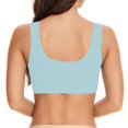 thumbnail image 4 of Hjtefg Plus Size Bralette - Wireless Adjustable Support, Side-Smoothing Full Coverage,Color: Light Blue Size: 3XL, 4 of 6