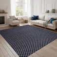 thumbnail image 1 of ANTPOP Runner Rug Non-slip Accent Rugs Washable Hallway Durable Polypropylene Indoor Outdoor with Rubber Backing for Entryways Kitchens Bedrooms , 6' x 6', Checkred Gray, 1 of 7