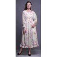 thumbnail image 2 of Bimba Robe de Plage Longue Maxi d'Été Boho Gitane Imprimée Teinture sur Nœuds pour Femmes à Smocks - XX-Grand, 2 of 5