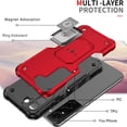 thumbnail image 4 of Tasnim Samsung S23 Ultra Étui Protecteur Ajusté Étui Rigide Support Anneau Stad Étui pour Galaxy S23 Ultra - Rouge, 4 of 5