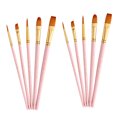 thumbnail image 1 of Miangastore Gouache Painting Brushes Paint Brushes Pink 10Pcs, 1 of 8