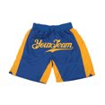 thumbnail image 2 of Custom Your Own Design Stitched Team Logo Name Number Basketball Shorts, 2 of 4