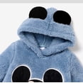 thumbnail image 2 of Disney Mickey Baby Boys Girls Bodysuits Furry Character Graphic 3D Ears Hooded Romper Gifts Sizes 0/3-18M, 2 of 5