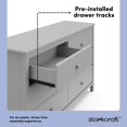 thumbnail image 4 of Storkcraft Alpine 6-Drawer Double Dresser, 4 of 11