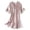 Pink, variant on Cameland Women's Lace Sleeping Night Shirts Summer Sleepwear Short Pajama Sleep Shirt Silk Nightgown Satin Night Gown Dresses Soft Lace Short Sleeve V Neck Nightshirt