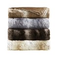thumbnail image 4 of Zuri Oversized Faux Fur Throw Grey 60x70", 4 of 4