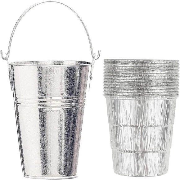 Estbridg Lot de 12 Doublures pour Traeger 20/22/34 Pit Boss Etc Rec Tec Granule de Bois Fumoir Gril (Argent)