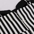 thumbnail image 4 of HKEJIAOI Liquidation d'Économies Robes Décontractées pour Femmes Cadeau de Noël Femmes Mode Décontractée Aguichant Été à Bretelles Nœud Décoratif Imprimé Rétro Panneau Robe Contrastée Noir, 4 of 8