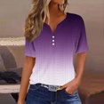 thumbnail image 2 of Birdeem Blouses for Women Womens V-Neck Solid Color T-Shirt Top, 2 of 12