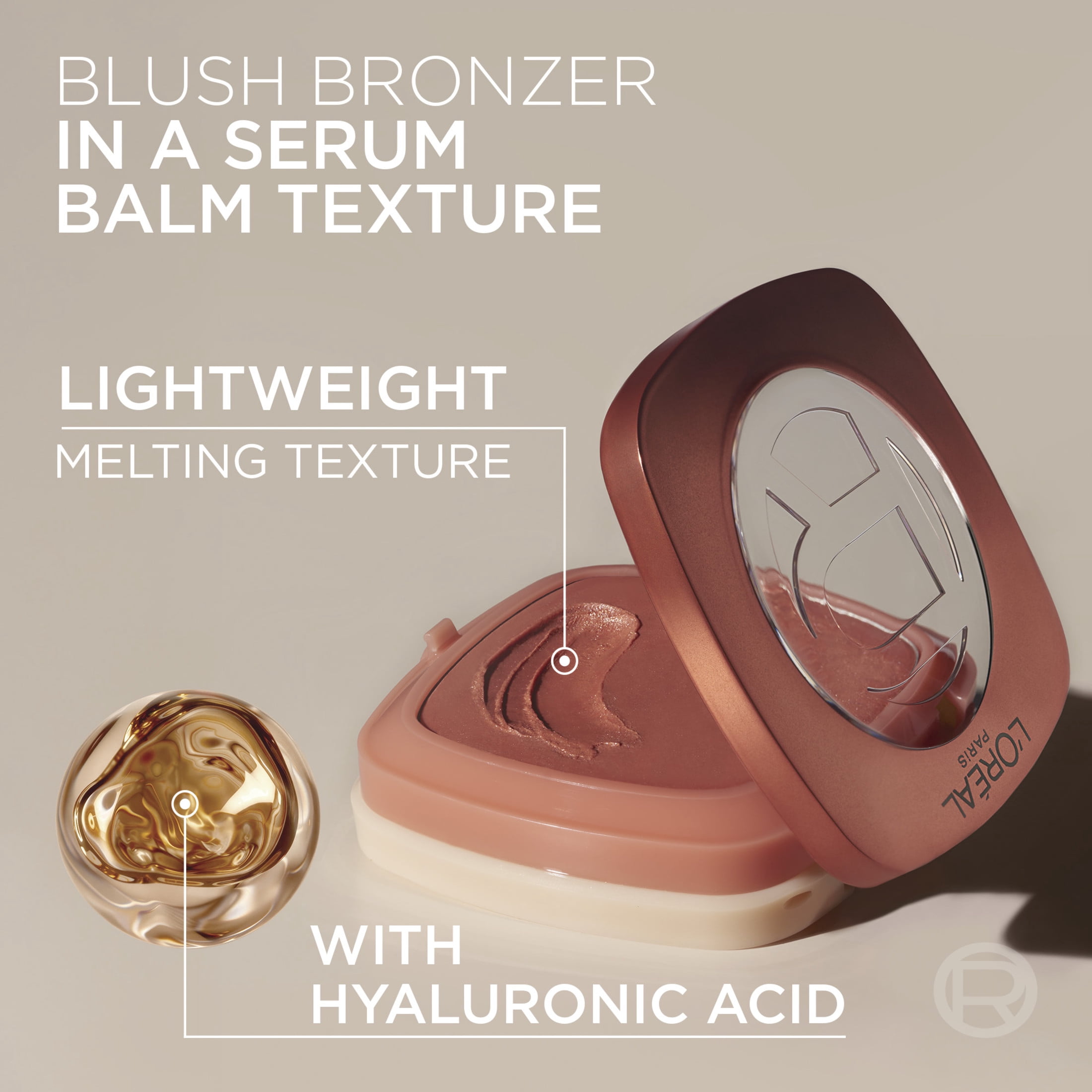 L'Oréal Paris True Match Hyaluron Balm, Fard à Joues & Bronzeur, Cherry Intense, 8 g