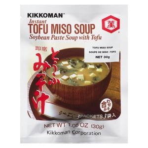 Kikkoman Soupe instantanée de tofu miso à la pâte de soja