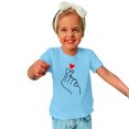 thumbnail image 1 of LSLJS T-Shirt à Manches Courtes à Col Rond pour Filles T-Shirts en Coton de Sport pour Enfants Mode Mignon T-Shirt Imprimé de la Saint-Valentin Haut à Manches Courtes Cadeaux pour Enfants, 1 of 4