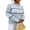 Blue, variant on Gupgi Snowflake Sweater for Women Christmas Tops Long Sleeve Mock Neck Pullover Holiday Knitwear
