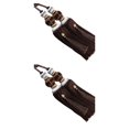 thumbnail image 1 of mmirethe 2pack/lot Excellent Décor Rideaux Tiebacks Suspendus Haut Pompon pour Rideau Facile Pompon Polyester Adapté Café Noir 2Set, 1 of 6