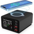 thumbnail image 1 of Multi Charging Station, 110W 4Port Usb Charging Station, Multiple Usb Charger Station, Charging Station for Multiple Devices, Multi Usb Charging Station, Chargers for Multiple Devices, 1 of 6
