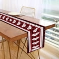 thumbnail image 3 of Valentine’s Day Polyester Table Runner with Heart Embroidery, Decorative Dining Table Flag for Holiday Parties and Romantic Dinners, 3 of 7