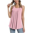thumbnail image 2 of LSLJS Débardeurs pour Femmes Blouse d'Été Décontractée Sans Manches pour Femmes Hauts à Col Rond T-Shirt Uni Gilet pour Femmes, 2 of 6