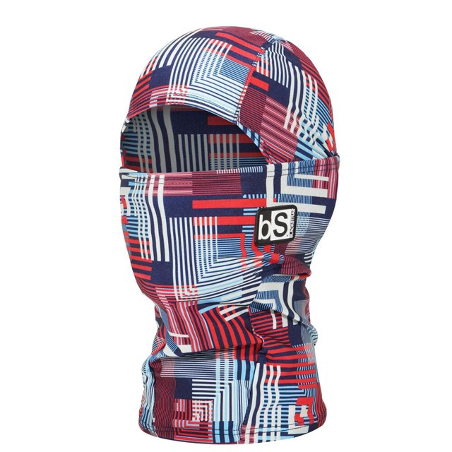 BLACKSTRAP Kids Hood Balaclava Grid RWB,