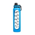 thumbnail image 2 of Large Capacity Glass Water Bottle with Handle, 1000ml Clear Sports Drinking Cup, Heat Resistant, Transparent with Measurement Scale, 30cm x 8cm, for Office and Home Use, 2 of 6