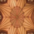 thumbnail image 1 of Ahgly Company Tapis d'Intérieur Lavable en Machine Carré Orange Transitionnel, 5 Pieds Carré, 1 of 7