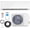 White, variant on Giantex 22000 BTU Mini Split Air Conditioner & Heater, Wall Mounted Ductless AC Unit w/Charged Inverter Heat Pump System, White