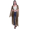 thumbnail image 1 of Moomaya Cardigan Long en Georgette de Viscose Imprimée à Manches Fendues pour Femmes, 1 of 5