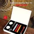 thumbnail image 2 of Wax Seal Stamp Kit Classic Wax Stamps with Sealing Wax Sticks for Cards Envelopes Invitations Wine Packages Wedding Letters, 2 of 8