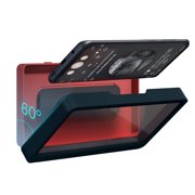 Waterproof Wall-Mounted Cell Phone Holder Case with Touch Screen Self Adhesive Anti-Fog Touch Phone Holder for Shower Compatible with Most Phone