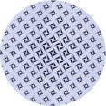 thumbnail image 1 of Ahgly Company Machine Washable Indoor Round Transitional Lavender Blue Area Rugs, 7' Round, 1 of 7