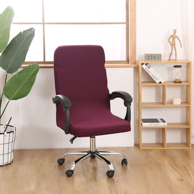 Meitianfacai Solid Color Brushed High Elastic Chair Cover Soft And Comfortable Chair Seat Cover -proof And Dirt- Chair Slipcover Suitable For Dining Chair