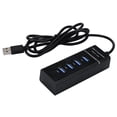 thumbnail image 2 of Usb Hub 3.0 Hi-Speed 4 Port Usb 3.0 Multi Hub Splitter Expansion for Desktop Pc Laptop Adapter Usb Hub for Laptop, 2 of 8