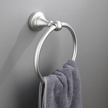 Bilqis Hand Towel Ring Round Bath Towel 304 Stainless Steel Wall Mount Towel For Kitchen Bathroom