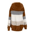 thumbnail image 5 of Aqestyerly Manteau Patchwork à Manches Longues pour Femme, Blouse Ample Ouverte à l'Avant avec Poches, Manteau Mode, Veste Décontractée et Confortable HWRETIE, 5 of 5