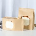 thumbnail image 4 of Maytalsory 50piece Window Pockets Baking Bags With Kraft Paper And Wire Product Is Not trumpet, 4 of 6