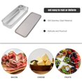 thumbnail image 3 of Estbridge Salad Container For Fridge Stainless Steel Crisper Bacon Holder Containers Lunch Meat 2 Pieces, 3 of 6