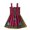 Purple, variant on LOVZFMLL Girl's Pattern Long Sleeves Velvet Court Style Dress