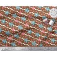 thumbnail image 3 of Soimoi Satin Silk Fabric Dot & Floral Artistic Print Sewing Fabric Yard 42 Inch Wide, 3 of 5