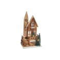 thumbnail image 1 of Led Natural Wooden Church With Porch, 1 of 3