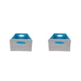 thumbnail image 2 of Ruiboury Multi Storage Baskets Organizer For Cables Toys Collapsible For Easy Gray+blue 30x24x15cm 2Set, 2 of 6